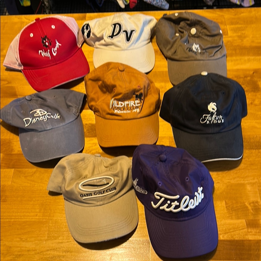 Assorted Logo Baseball Caps